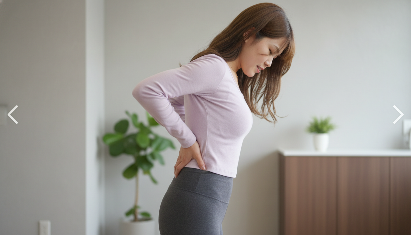 反り腰×痩せずらいお腹